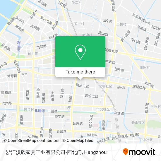 浙江汉欣家具工业有限公司-西北门 map