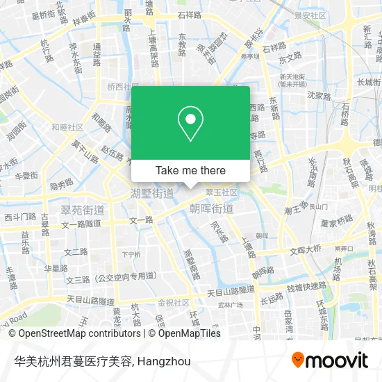 华美杭州君蔓医疗美容 map