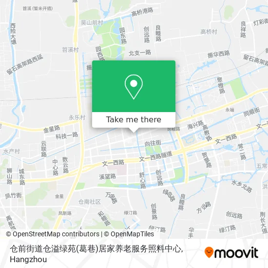 仓前街道仓溢绿苑(葛巷)居家养老服务照料中心 map