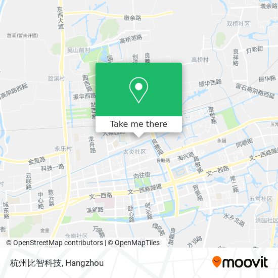 杭州比智科技 map