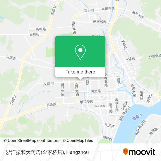 浙江振和大药房(金家桥店) map