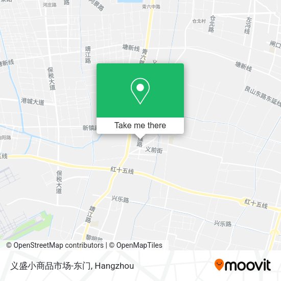 义盛小商品市场-东门 map