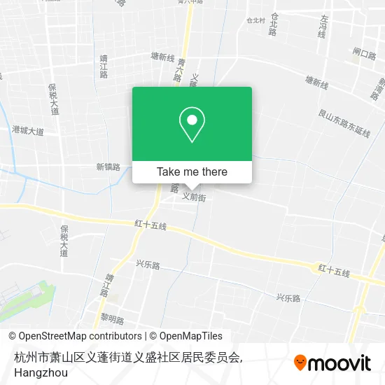 杭州市萧山区义蓬街道义盛社区居民委员会 map