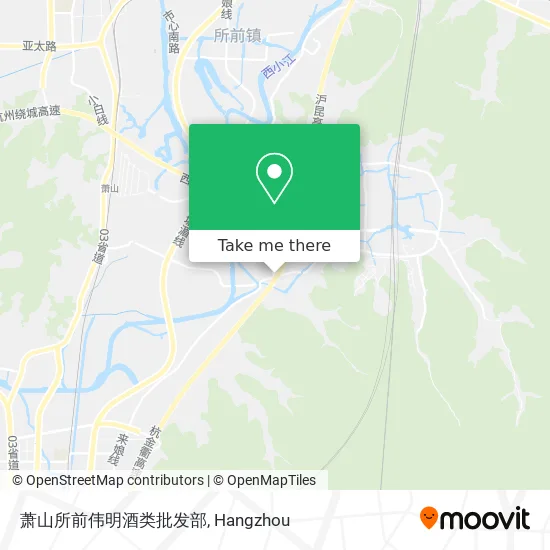 萧山所前伟明酒类批发部 map