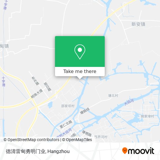 德清雷甸勇明门业 map