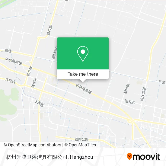 杭州升腾卫浴洁具有限公司 map