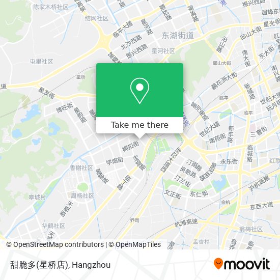 甜脆多(星桥店) map