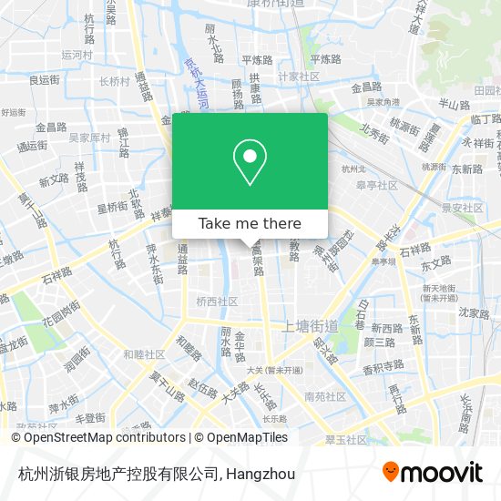 杭州浙银房地产控股有限公司 map