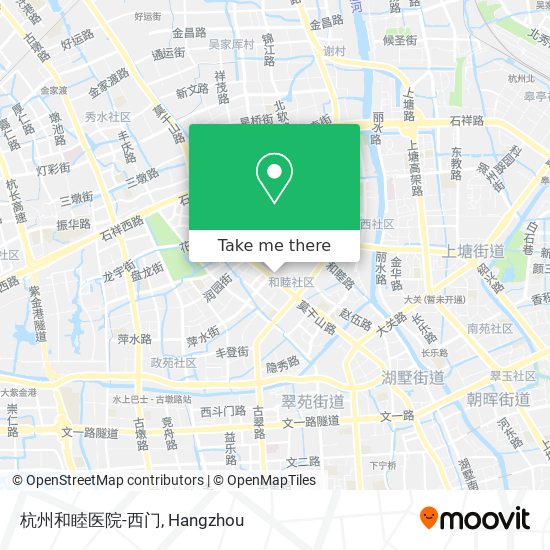 杭州和睦医院-西门 map