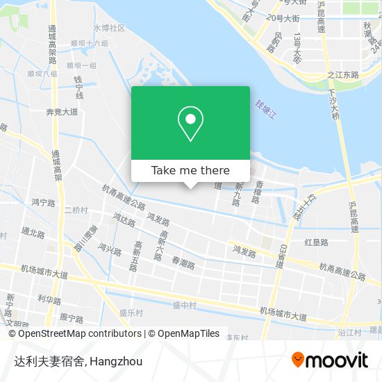 达利夫妻宿舍 map