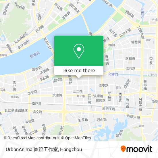UrbanAnimal舞蹈工作室 map