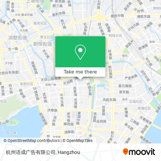 杭州语成广告有限公司 map