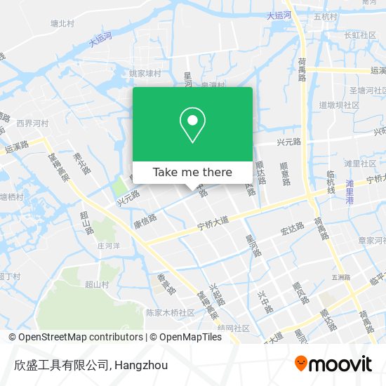 欣盛工具有限公司 map
