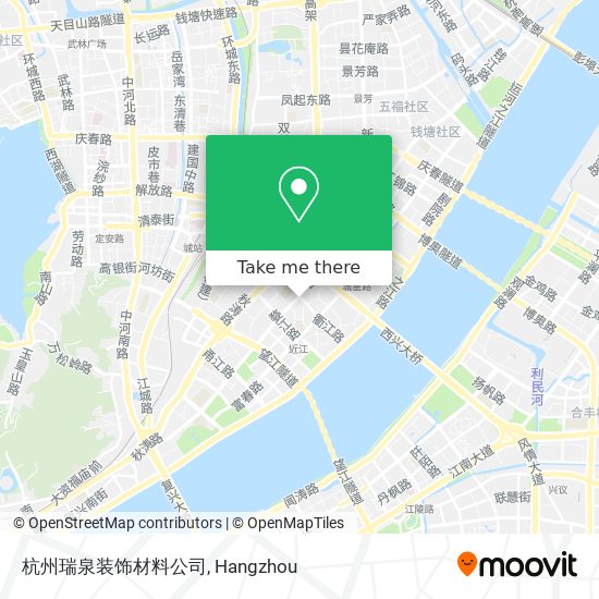 杭州瑞泉装饰材料公司 map