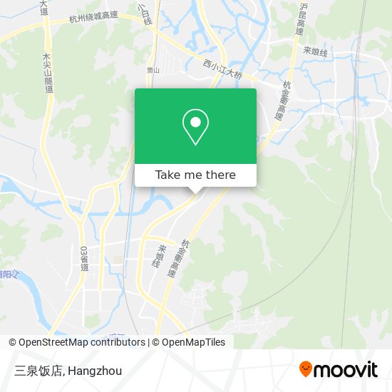 三泉饭店 map
