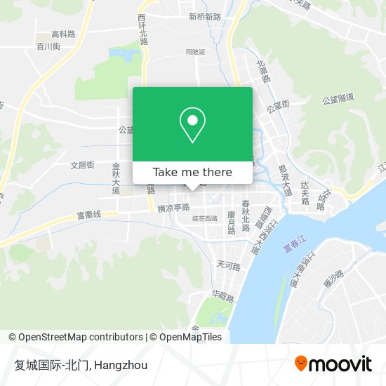 复城国际-北门 map