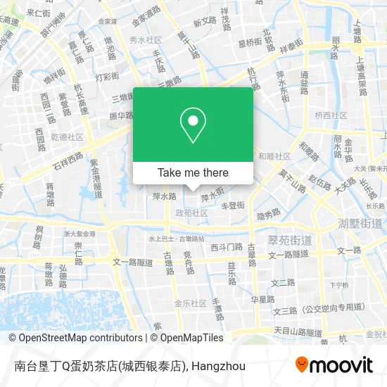 南台垦丁Q蛋奶茶店(城西银泰店) map