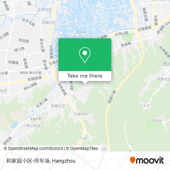 和家园小区-停车场 map