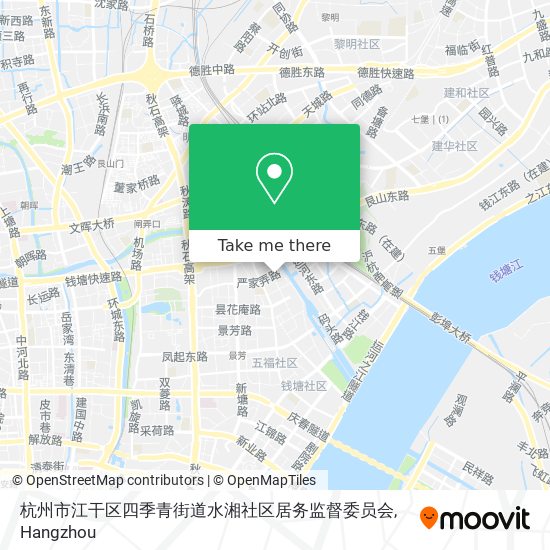 杭州市江干区四季青街道水湘社区居务监督委员会 map