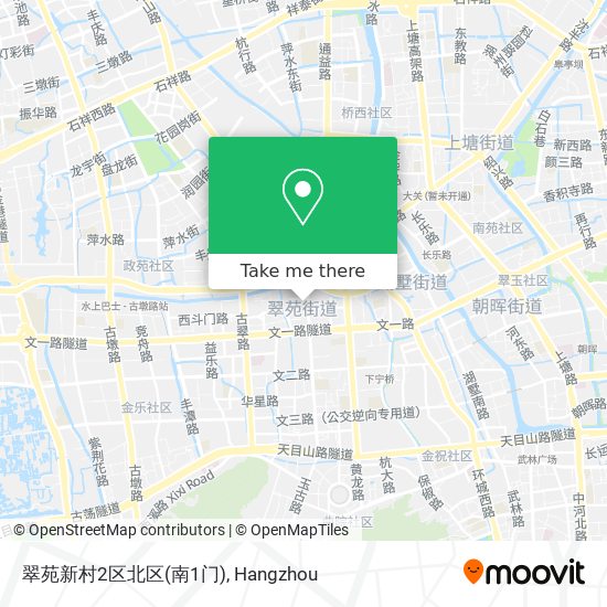 翠苑新村2区北区(南1门) map