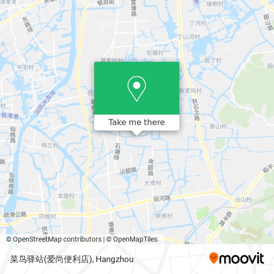 菜鸟驿站(爱尚便利店) map