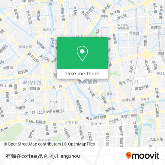 有猫在coffee(昆仑店) map