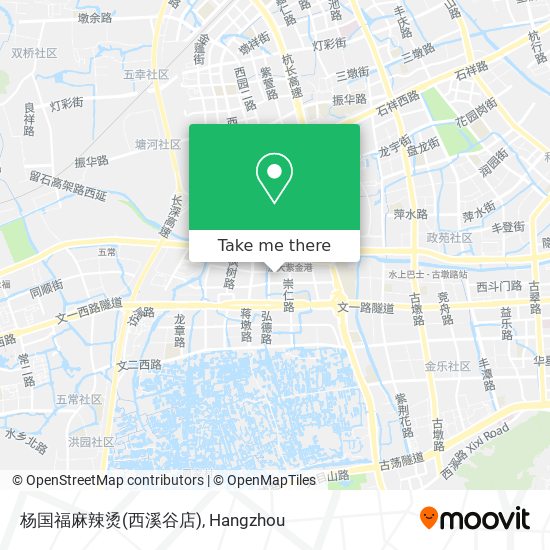 杨国福麻辣烫(西溪谷店) map