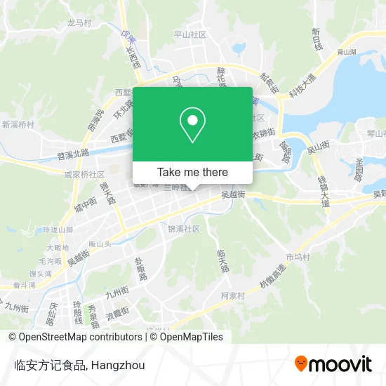 临安方记食品 map