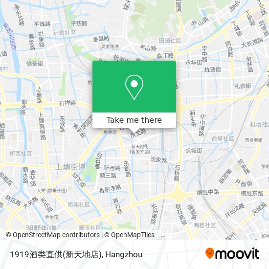 1919酒类直供(新天地店) map