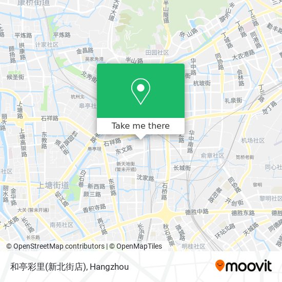 和亭彩里(新北街店) map