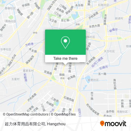 超力体育用品有限公司 map