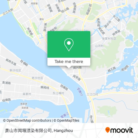 萧山市闻堰漂染有限公司 map