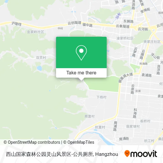 西山国家森林公园灵山风景区-公共厕所 map