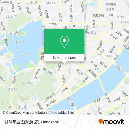 舒婷果业(江城路店) map