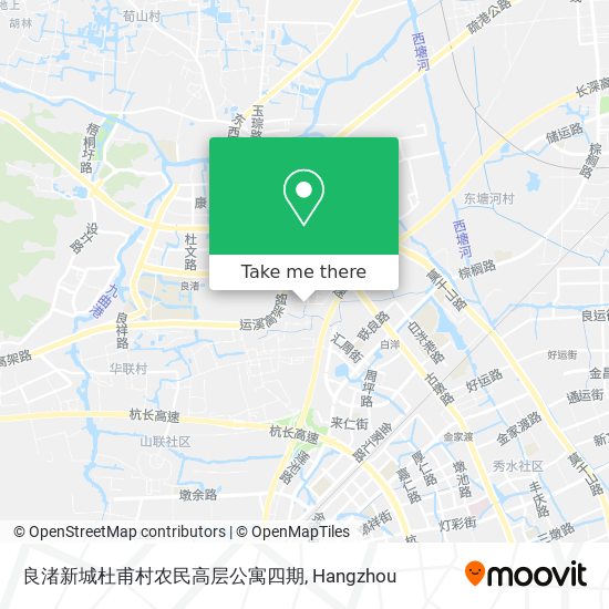 良渚新城杜甫村农民高层公寓四期 map