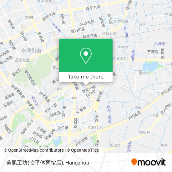 美肌工坊(临平体育馆店) map