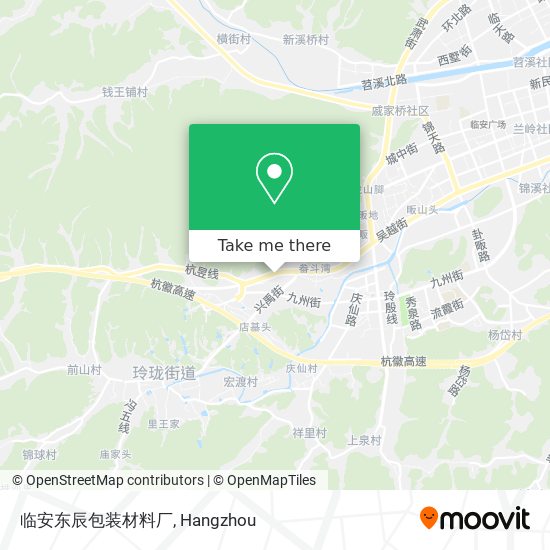 临安东辰包装材料厂 map
