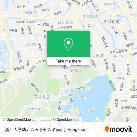 浙江大学幼儿园玉泉分园-西南门 map