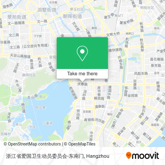 浙江省爱国卫生动员委员会-东南门 map