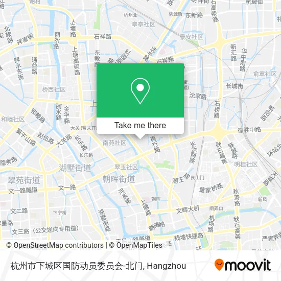 杭州市下城区国防动员委员会-北门 map