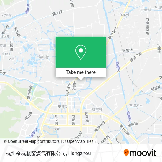 杭州余杭瓶窑煤气有限公司 map