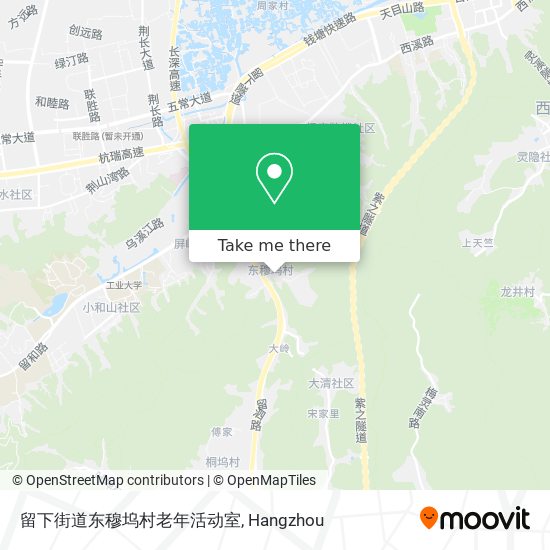 留下街道东穆坞村老年活动室 map