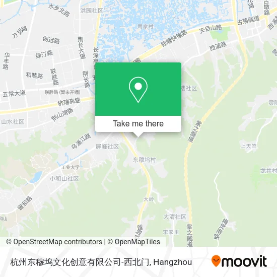 杭州东穆坞文化创意有限公司-西北门 map