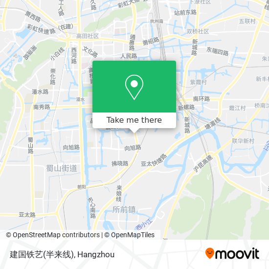 建国铁艺(半来线) map
