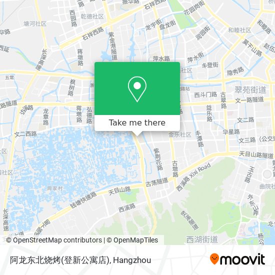 阿龙东北烧烤(登新公寓店) map