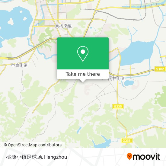 桃源小镇足球场 map