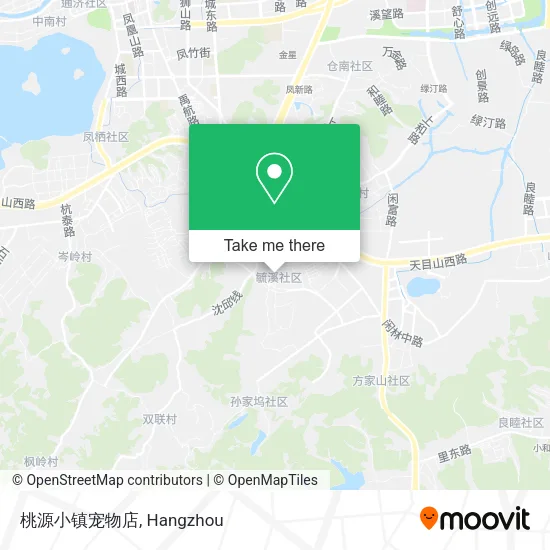 桃源小镇宠物店 map