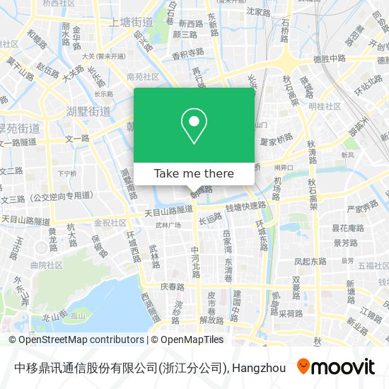 中移鼎讯通信股份有限公司(浙江分公司) map