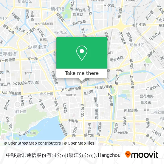 中移鼎讯通信股份有限公司(浙江分公司) map