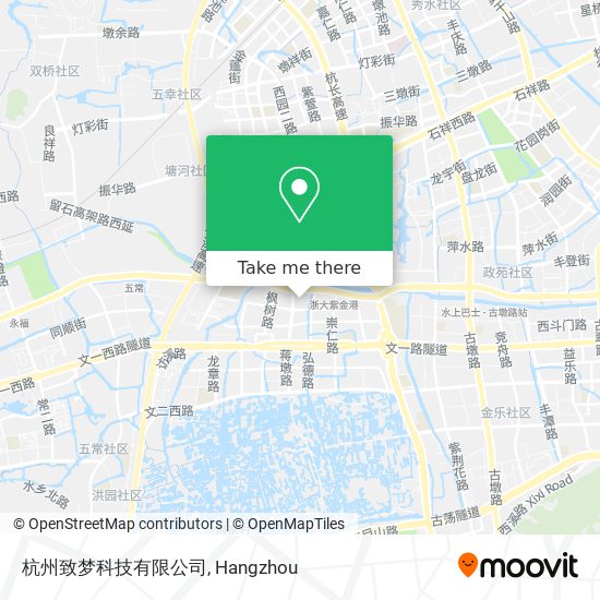 杭州致梦科技有限公司 map